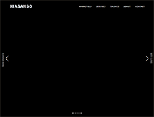 Tablet Screenshot of miasanso.net